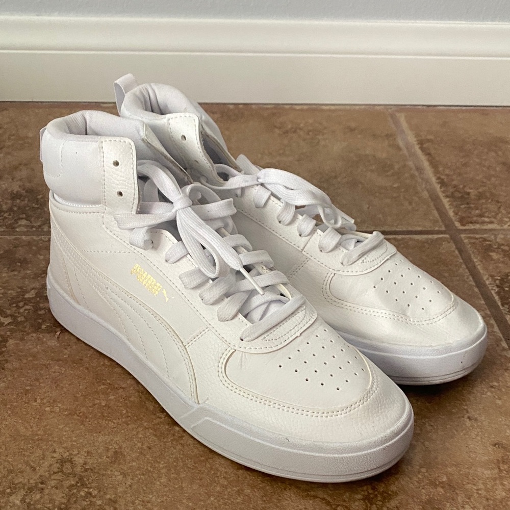 Puma Men's Classic White High-Tops